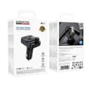 FM-модулятор - Borofone BC61 Ocean 30W PD+QC3.0 (Type-C/2xUSB) (black)  — фото 1