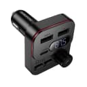 FM-модулятор - Borofone BC61 Ocean 30W PD+QC3.0 (Type-C/2xUSB) (black)  — фото 2
