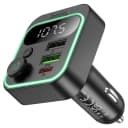 FM-модулятор - Hoco E85 Tiger 38W PD+QC3.0 (black)  — фото 2
