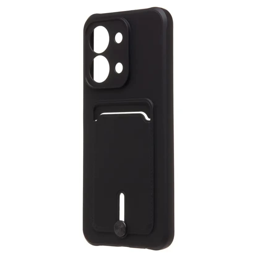 Чехол-накладка с картхолдером - SC304 для Redmi 15C/Poco C85 (black)