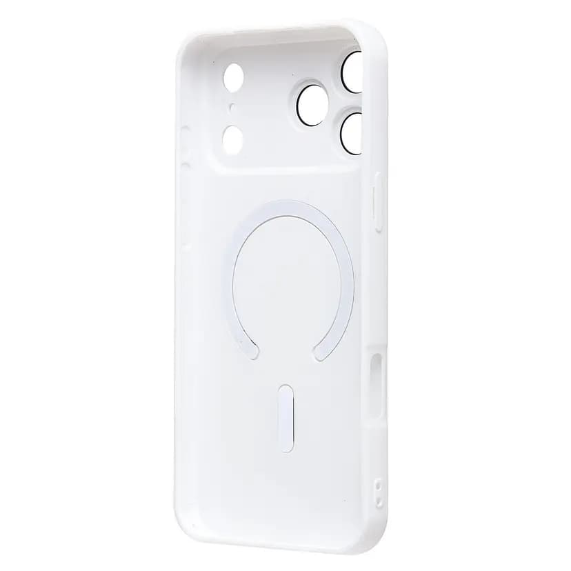 Чехол-накладка - SM020 Matte SafeMag для Apple iPhone 17 Pro Max (white) — фото 2