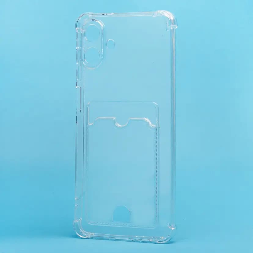 Чехол-накладка с картхолдером - SC276 для Samsung Galaxy A07 (transparent) 