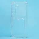 Чехол-накладка с картхолдером - SC276 для Samsung Galaxy S25FE (transparent)  — фото 1
