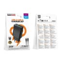 Адаптер сетевой - Borofone BAS76A 30W PD+QC3.0 (USB/Type-C) + кабель Type-C - Type-C (black)  — фото 1