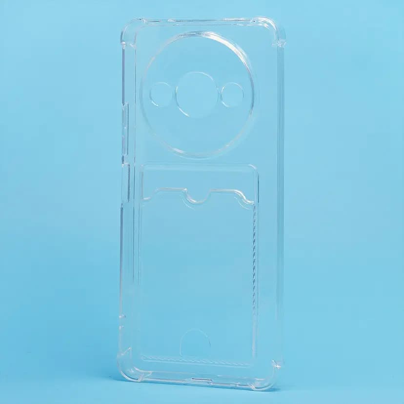 Чехол-накладка с картхолдером - SC276 для Redmi A3 (transparent)