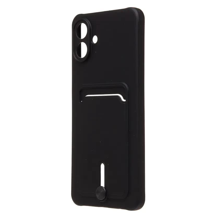 Чехол-накладка с картхолдером - SC304 для Samsung Galaxy A07 (black)
