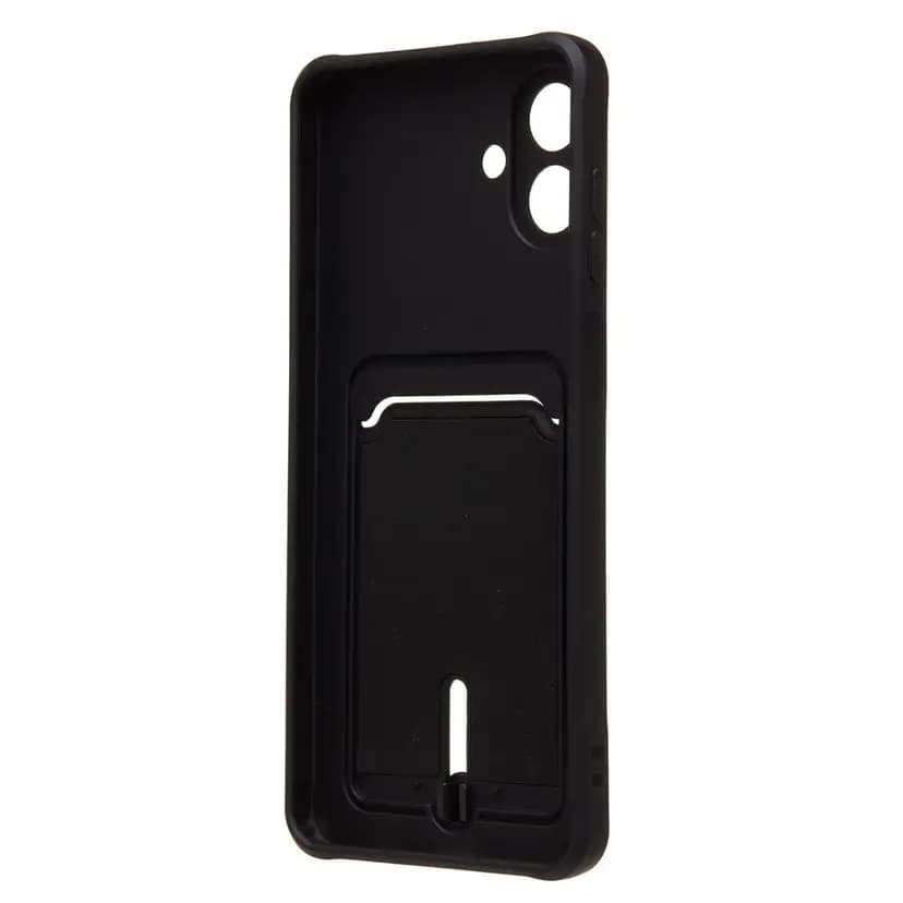 Чехол-накладка с картхолдером - SC304 для Samsung Galaxy A07 (black) — фото 2