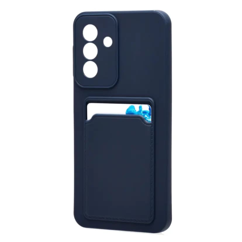 Чехол-накладка с картхолдером - SC337 для Samsung Galaxy A17 (dark blue) 