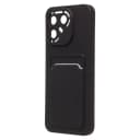 Чехол-накладка с картхолдером - SC337 для Tecno Pova 7 Pro 5G (black)  — фото 1