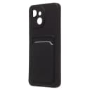 Чехол-накладка с картхолдером - SC337 для Tecno Spark 40C (black)  — фото 1