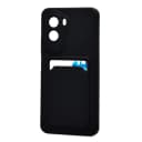 Чехол-накладка с картхолдером - SC337 для Poco M7 Plus (black)  — фото 1