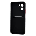 Чехол-накладка с картхолдером - SC337 для Poco M7 Plus (black)  — фото 2