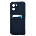 Чехол-накладка с картхолдером - SC337 для Poco M7 4G (dark blue)  — фото 1