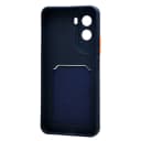 Чехол-накладка с картхолдером - SC337 для Poco M7 4G (dark blue)  — фото 2