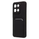 Чехол-накладка с картхолдером - SC337 для Redmi 15C/Poco C85 (black)  — фото 1