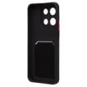 Чехол-накладка с картхолдером - SC337 для Redmi 15C/Poco C85 (black)  — фото 2