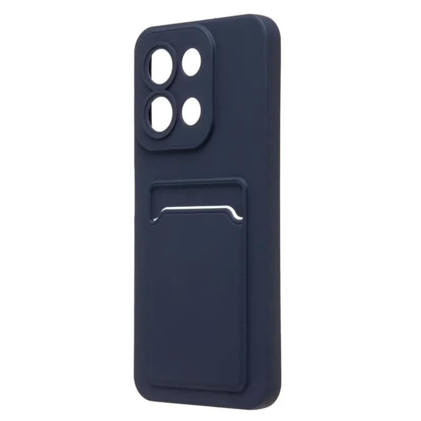 Чехол-накладка с картхолдером - SC337 для Redmi 15C/Poco C85 (dark blue) 