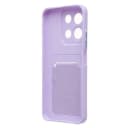 Чехол-накладка с картхолдером - SC337 для Redmi 15C/Poco C85 (light violet)  — фото 2