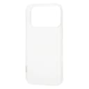 Чехол-накладка - PC091 для Apple iPhone 17 Pro (matte transparent/white)  — фото 2