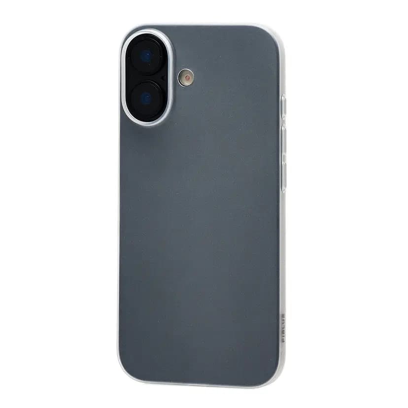 Чехол-накладка - PC091 для Apple iPhone 17 (matte transparent/white) 
