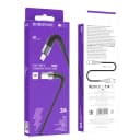 Кабель USB - Type-C - Borofone BX32 Munificient (100 см) (black)  — фото 1