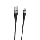 Кабель USB - Type-C - Borofone BX32 Munificient (100 см) (black)  — фото 2