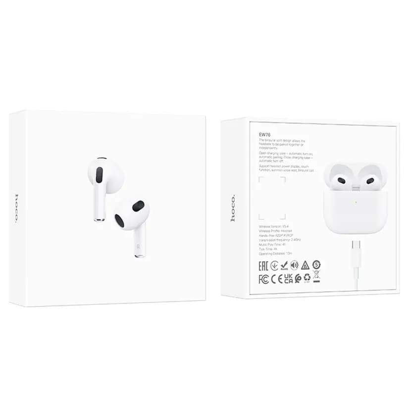 Беспроводные наушники TWS - Hoco EW76 (white) 