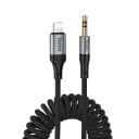Кабель Apple lightning - 3.5 jack - Hoco UPA33A Nuevo (150 см) (black)  — фото 2