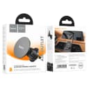 Автодержатель в дефлектор магнитный SafeMag - Hoco H12 Fine Jade (black)  — фото 1