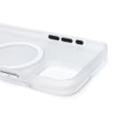 Чехол-накладка - SM038 SafeMag для Apple iPhone 15 Pro Max (white/matte transparent)  — фото 2