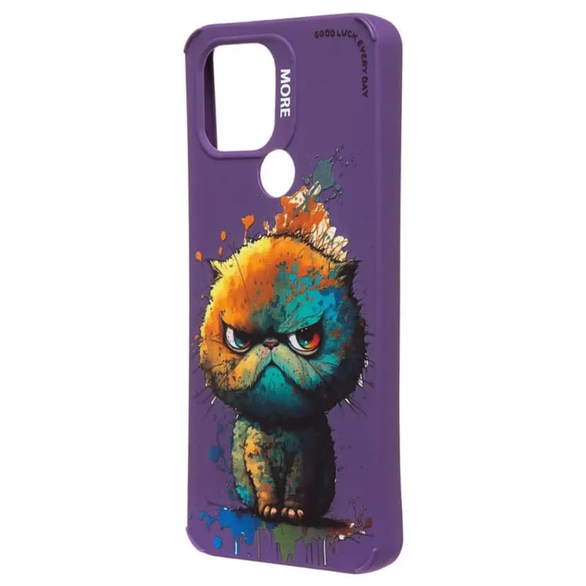 Чехол-накладка - SC335 для Redmi A2+/Poco C51 (cat violet) 