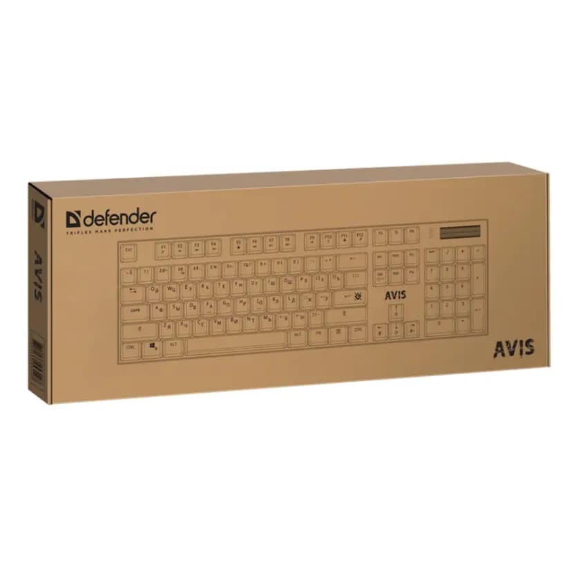 Клавиатура USB - Defender Avis GK-312 механическая (black) 