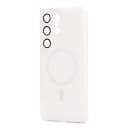 Чехол-накладка - SM020 Matte SafeMag для Samsung Galaxy S25 Ultra (white)  — фото 1