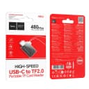 Карт-ридер Type-C - Hoco HB53 (Micro-SD) (black)  — фото 1