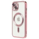 Чехол-накладка - SM027 SafeMag для Apple iPhone 14 (pink)  — фото 1