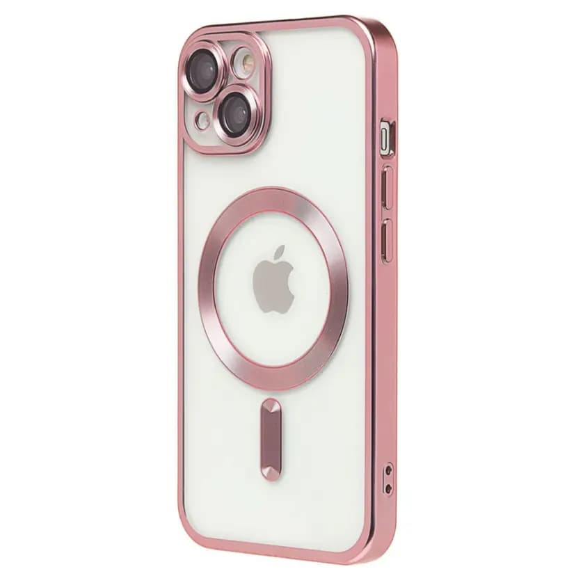 Чехол-накладка - SM027 SafeMag для Apple iPhone 14 (pink) 