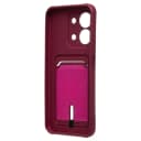 Чехол-накладка с картхолдером - SC304 для Redmi 15C/Poco C85 (bordo)  — фото 2