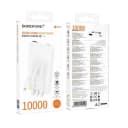 Внешний аккумулятор 10000mAh - Borofone BJ79 2.0A (Type-C/USB/Cables) (black)  — фото 1