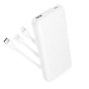 Внешний аккумулятор 10000mAh - Borofone BJ79 2.0A (Type-C/USB/Cables) (black)  — фото 2