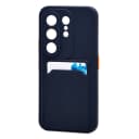 Чехол-накладка с картхолдером - SC337 для Tecno Camon 50 (dark blue)  — фото 1