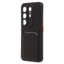 Чехол-накладка с картхолдером - SC337 для Tecno Camon 50 Pro 5G (black)  — фото 1