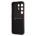 Чехол-накладка с картхолдером - SC337 для Tecno Camon 50 Pro 5G (black)  — фото 2