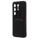 Чехол-накладка с картхолдером - SC337 для Tecno Camon 50 (black)  — фото 1