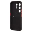Чехол-накладка с картхолдером - SC337 для Tecno Camon 50 (black)  — фото 2