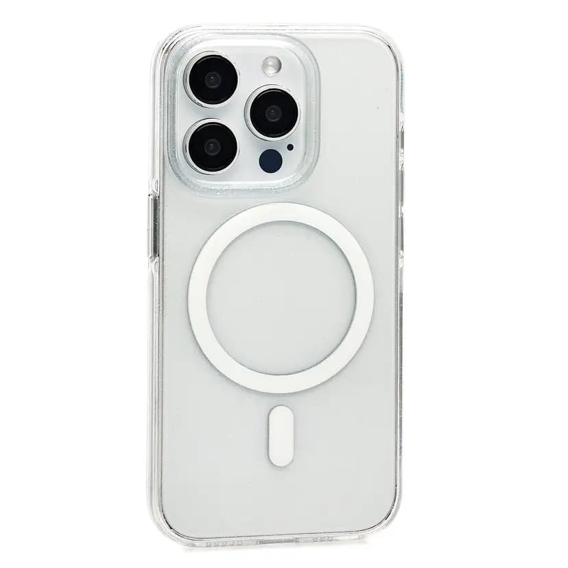 Чехол-накладка - SM047 SafeMag для Apple iPhone 15 Pro (transparent) — фото 2