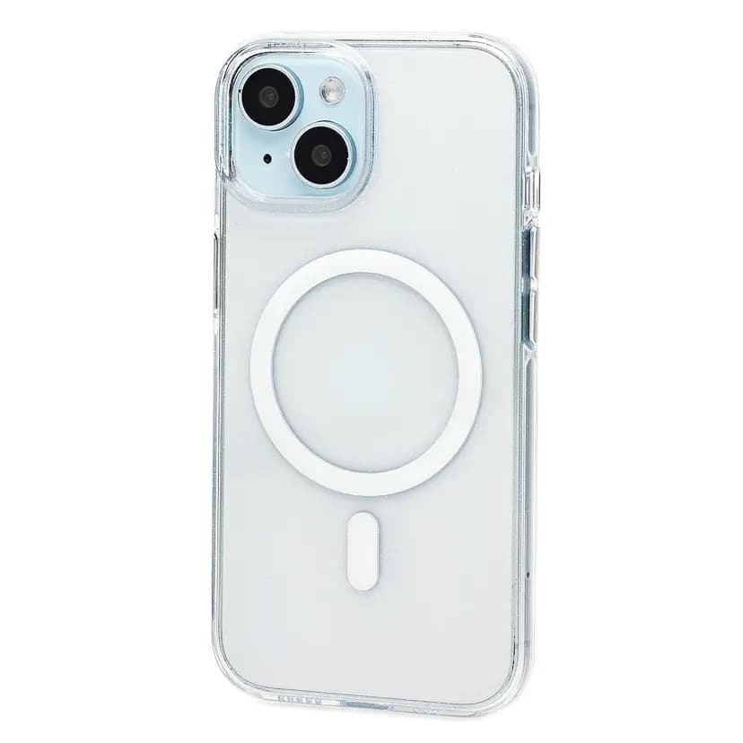 Чехол-накладка - SM047 SafeMag для Apple iPhone 15 (transparent)