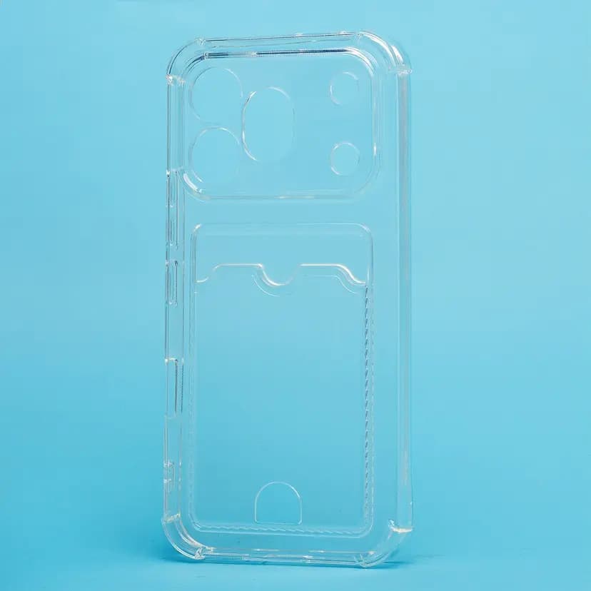 Чехол-накладка с картхолдером - SC276 для Honor 600 Pro (transparent) 