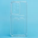 Чехол-накладка с картхолдером - SC276 для Realme C83 (transparent)  — фото 1