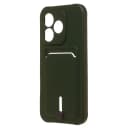 Чехол-накладка с картхолдером - SC304 для Honor 600 lite (dark green)  — фото 1