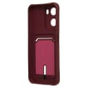 Чехол-накладка с картхолдером - SC304 для Redmi 15A (bordo)  — фото 2